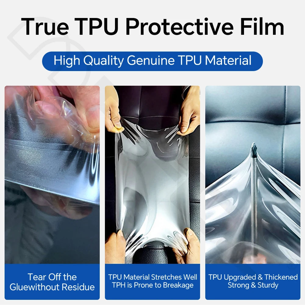 For BYD Ute Shark Base 2024-2026 Headlight Rearview TPU Protection Film Anti-scratch Pre-cut Clear PPF Resistant Invisible Cover