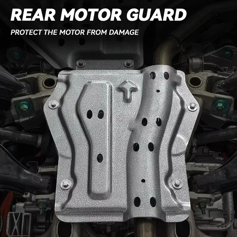 High Quality Aluminum Motor Battery Guard Under Bottom Protection Engine Guard Chassis Skid Plate for BYD Leopard 8 Accessories