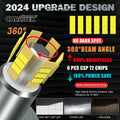 3D CSP For Lens H7 LED Car Light Canbus No Error H1 H8 H9 H11 9005 HB3 9006 HB4 9012 HIR2 Sockets 6000K White 12V Mini Auto Lamp