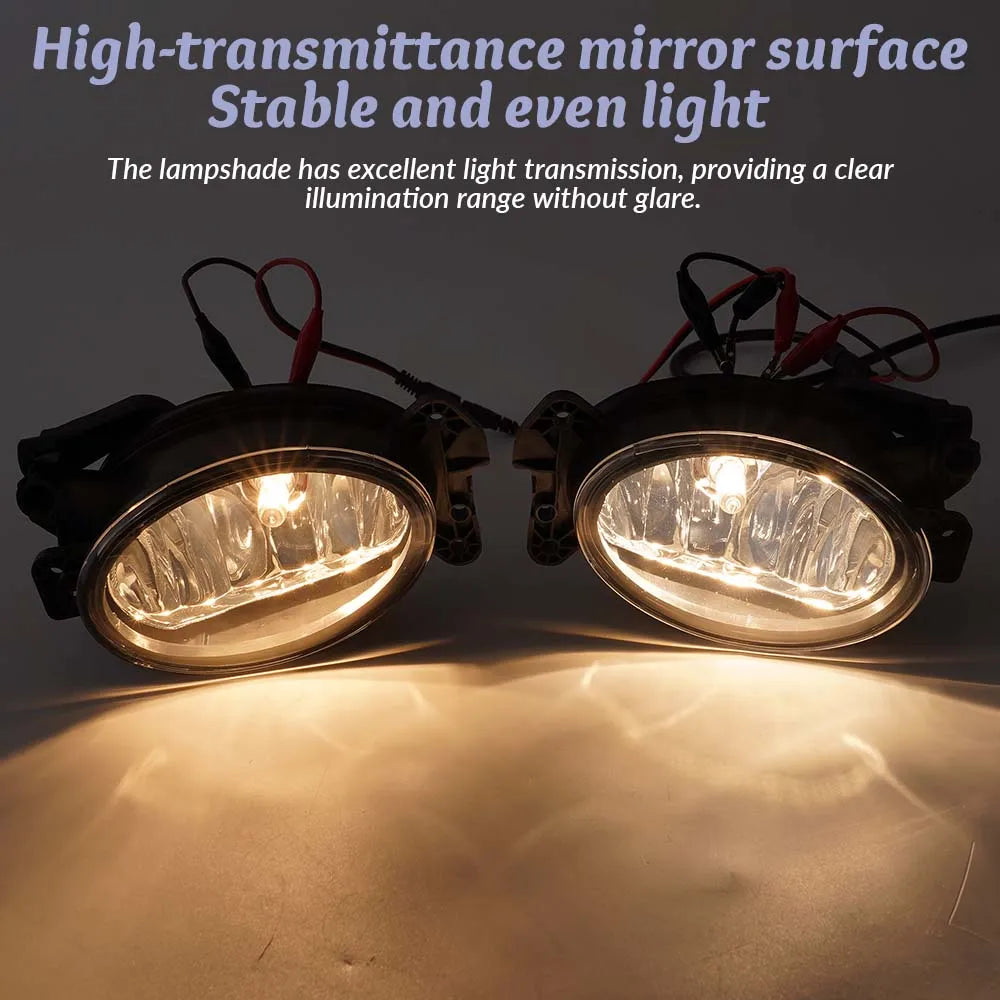  Fog Lamp Assembly Headlights Fog Lights Housing for Mercedes-Benz 2006-2011 ML-Class W164 compatible with Mercedes C E R