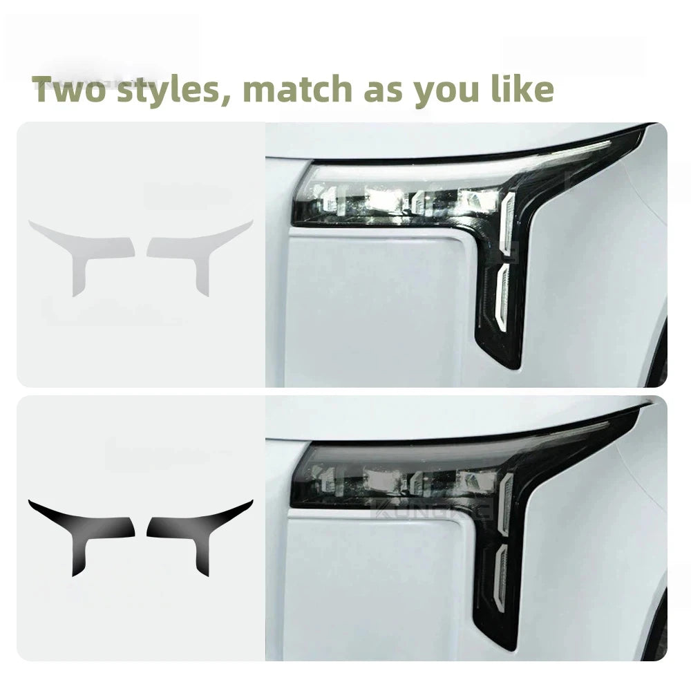 For Rox 01 2024 2025 2026 TPU Car Headlight Protective Film TPU Pre-cut Anti-scratch Clear Smoked Sticker Accessories PPF