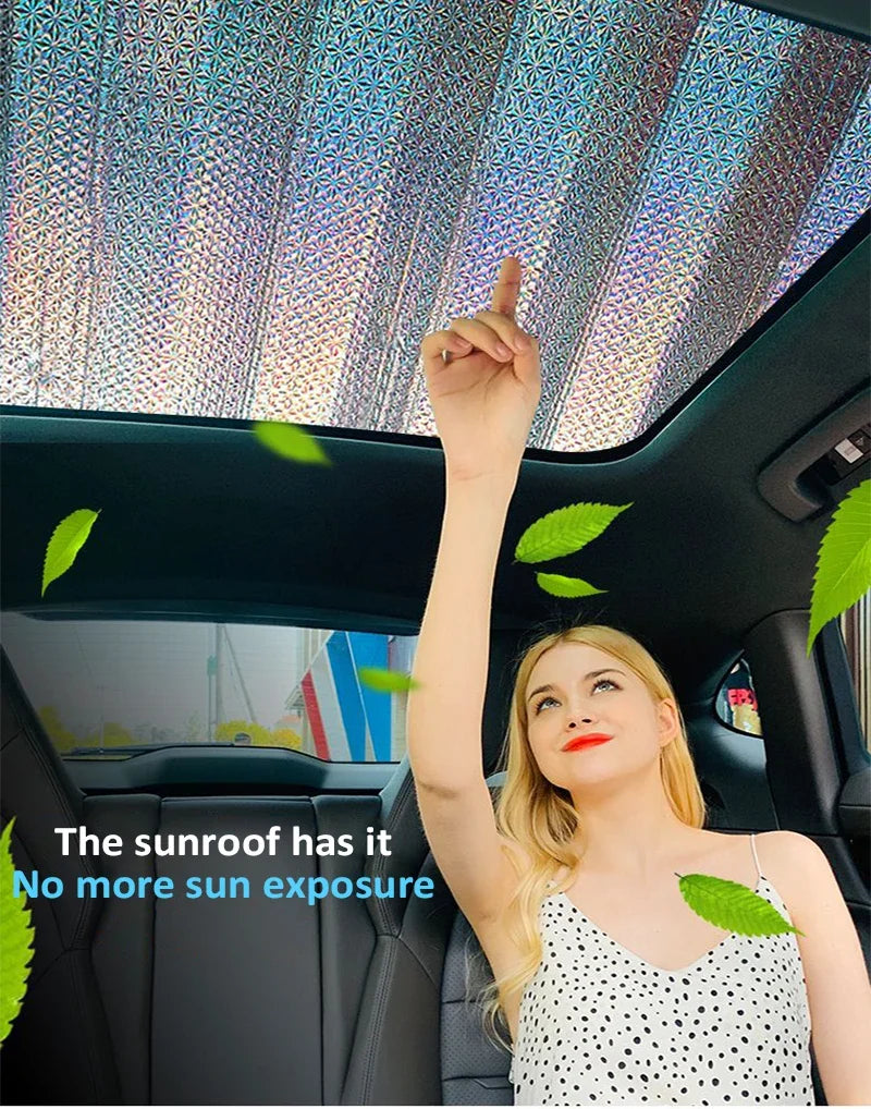 Car Window Sunshades For BYD Sealion 7 2024 2025 2026 2027 Aluminum Film Skylight Pads Sun Shade Visor Shield Covers Accessories