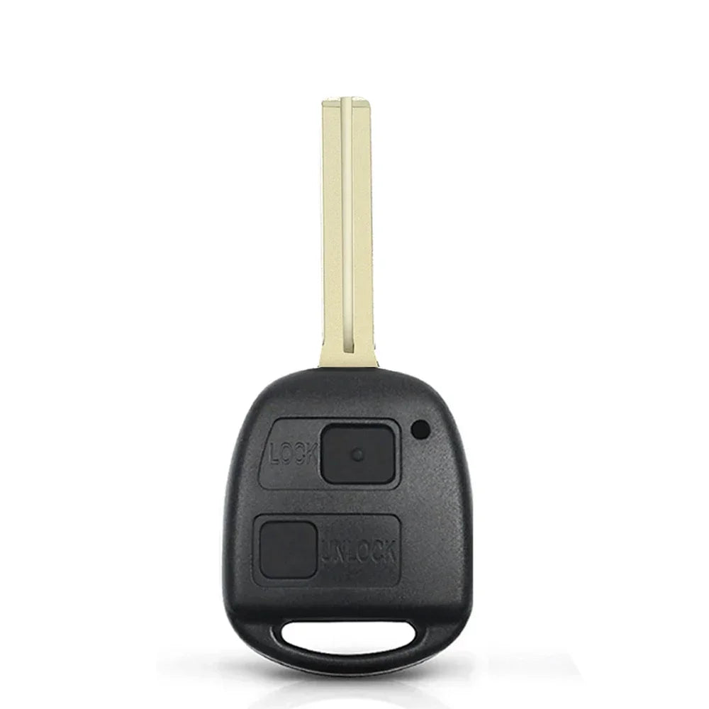 KEYYOU 2BTN TOY41/TOY43/TOY47/TOY48 Remote Car Key Fob Case Shell for Toyota Camry Rav4 Corolla Prado Yaris Tarago Cruiser Land