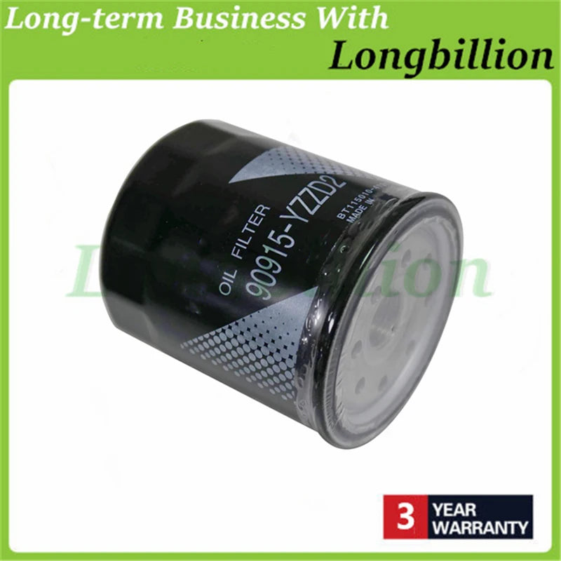 New Oil Filter Element 90915-YZZD2 90915-20001 90915-20004 for Toyota Land Cruiser Crown Camry Celica Hilux Hiace Yaris