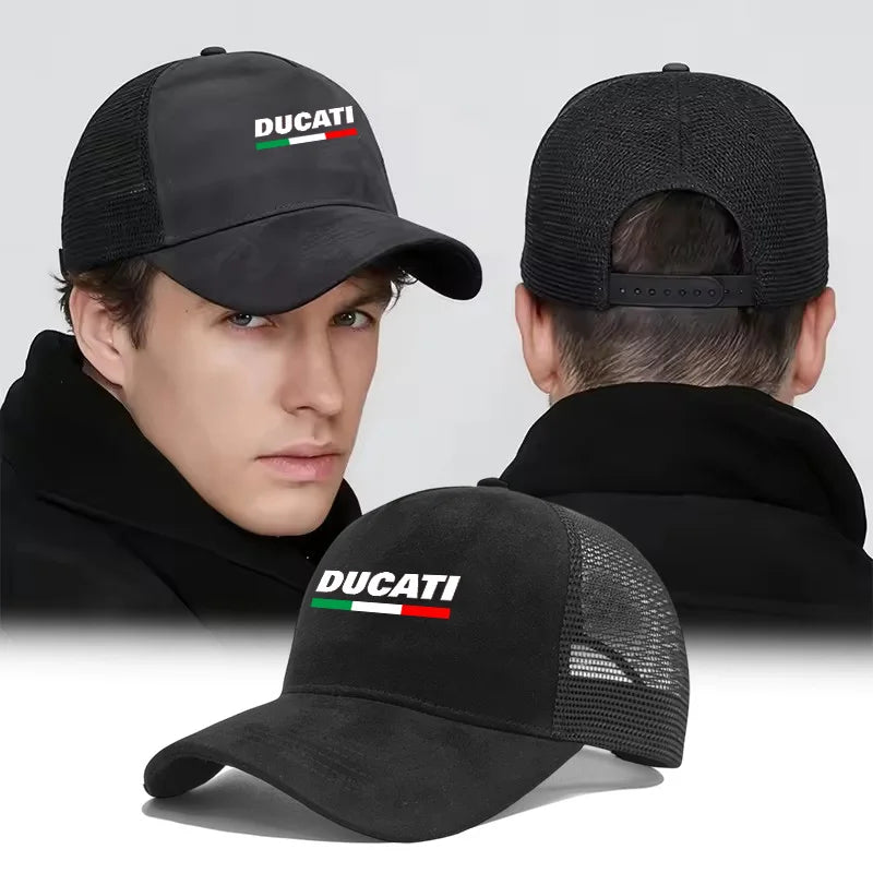 For Ducati Monster Panigale Diavel V4 V2 Scrambler New Motorcycle Baseball Hat Prints Logo Outdoor Sport Adjustable Baseball Cap