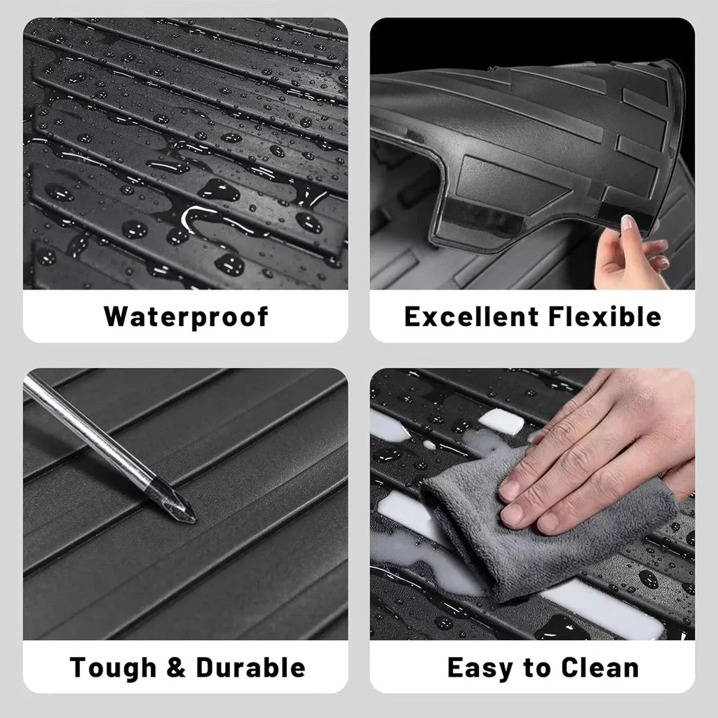 for ROX 01 / Polestone 01 2023 2024 2025 2026 Durable Weatherproof TPE Car Floor Mats & Trunk Pad, Non-Slip Easy Clean