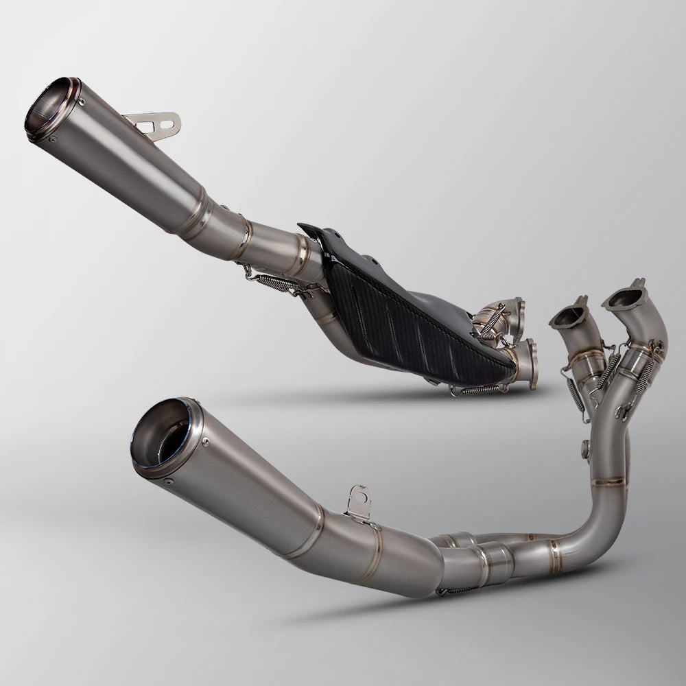 For Ducati Panigale/Streetfighter V4/V4R/V4S 2018-2024 Motorcycle Exhaust Full System Manifold With Cover Escape Project Muffler