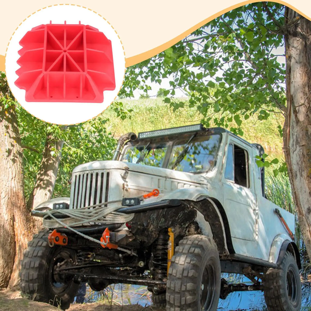Multipurpose Jack Base Stand Durable Nylon Support Plate for Hi Lift Jack Off Road Vehicle Sand Mud