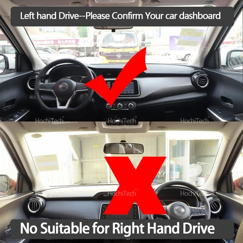 For Nissan Kicks 2016 2017 2018 2019 2020 P15 Car Dashboard Cover Avoid Light Pad Instrument Panel Mat Case Carpets