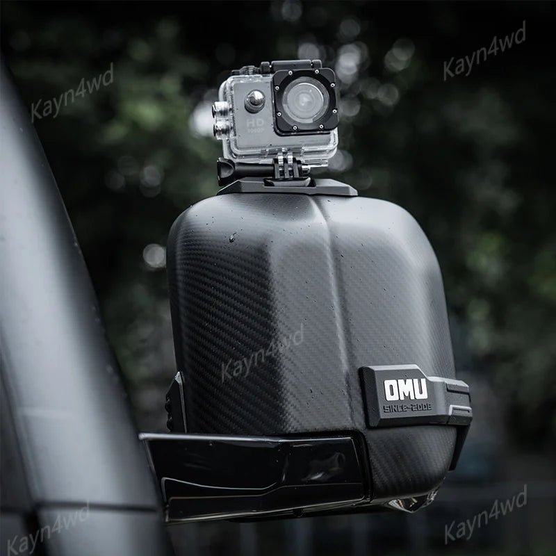 Off Road Accessories OMU Rearview Mirror Cover Side Mirror Rain Shied Frame Guard For New Land Rover Defender 90/110/130 2020+