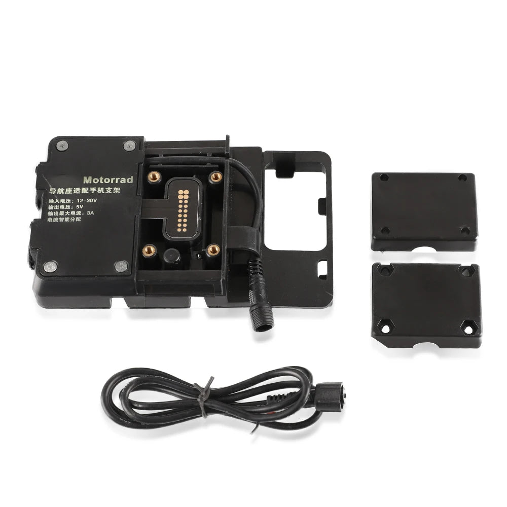 GS1250 Phone Holder For BMW R1250GS R1250RS R1250RT R1250R 2018~2023 2024 2025 Supporter Navigation USB Charger Stand Bracket