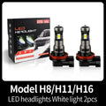 2PCS CANbus H11 LED Headlight Bulb 70W 12000LM High Low Foglight For NISSAN QASHQAI 2 (J11) 2017-2023 2018 2019 2020 2021 2022