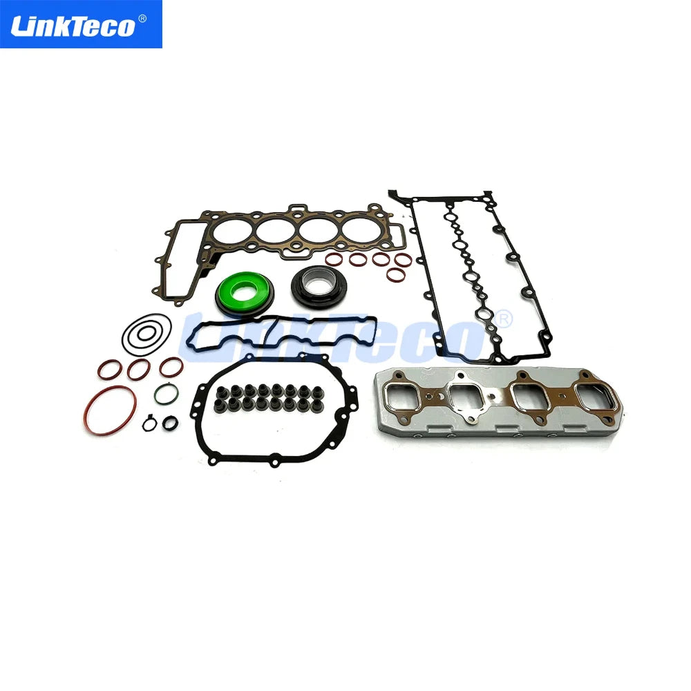 Full Gasket Gasket Piston & Rings Crankshaft Mian Con-Rod Bearing Set Kit For LAND ROVER JAGUAR 2.0 L DIESEL 204DTD 204DTA AJ200