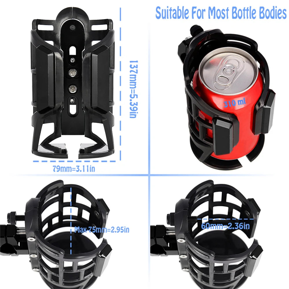 For Yamaha Tenere 700 600 1200 250 Motorcycles Accessories Moto Cup/Bottle Holder Rally ADV 2025
