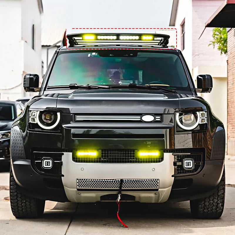 Suitable for 2020-2025 Land Rover Defender 90 110 130 light tower lighting component, roof spotlight