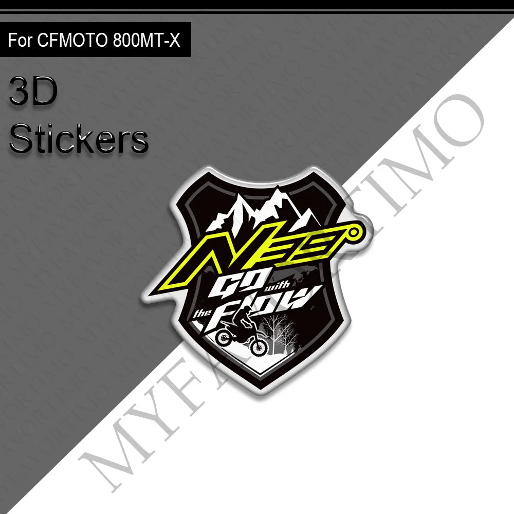 For CFMOTO 800MT-X 800MT 800 MT - X Adventure Bike Motorcycle Body Fairing Protector Tank Knee Pad Stickers Decals Kit 2024 2025