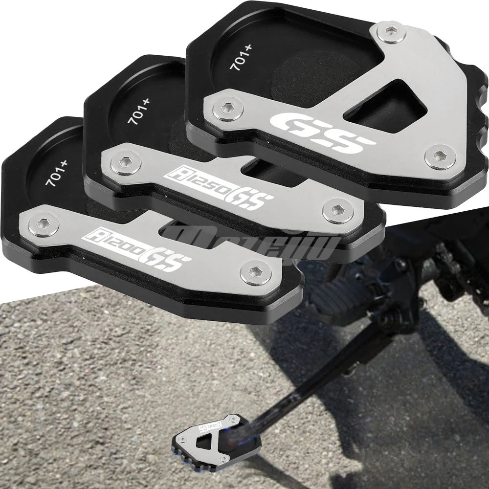Motorcycle Kickstand Foot Side Stand Extension Support Plate Pad For BMW R 1250 GS R1250 GS Adventure 2019 2020 2021 2022 2023
