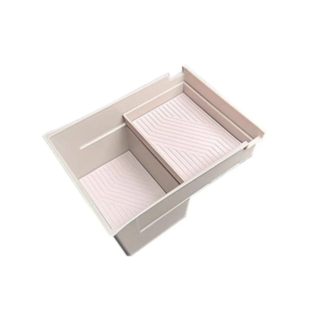 For BYD Dolphin Smart Driving Edition 2025 Armrest Box Double-layer Storage Box Car Modification Supplies Sliding Storage Box
