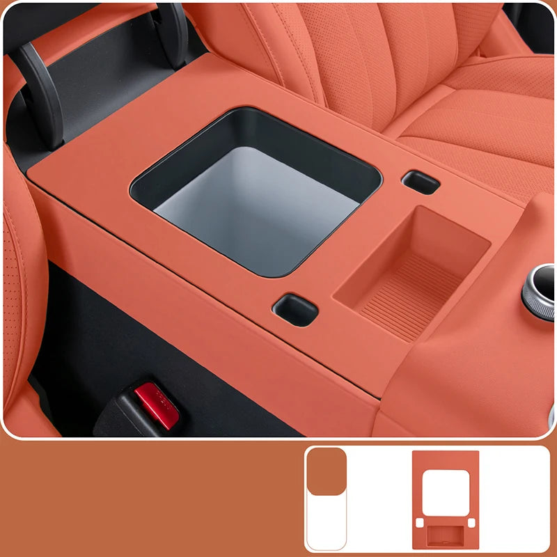 For BYD Leopard Titanium 7 2025 2026 Car Styling Armrest Box Cover Interior Center Console Armrest Protective Cover Accessories