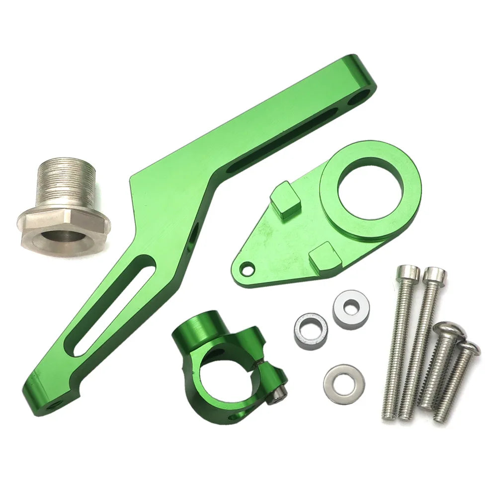 For Kawasaki Ninja ZX-6R ZX6R 2009-2025 ZX 6R 636 Motorcycle Steering Damper Stabilizer & Bracket Mount Kit