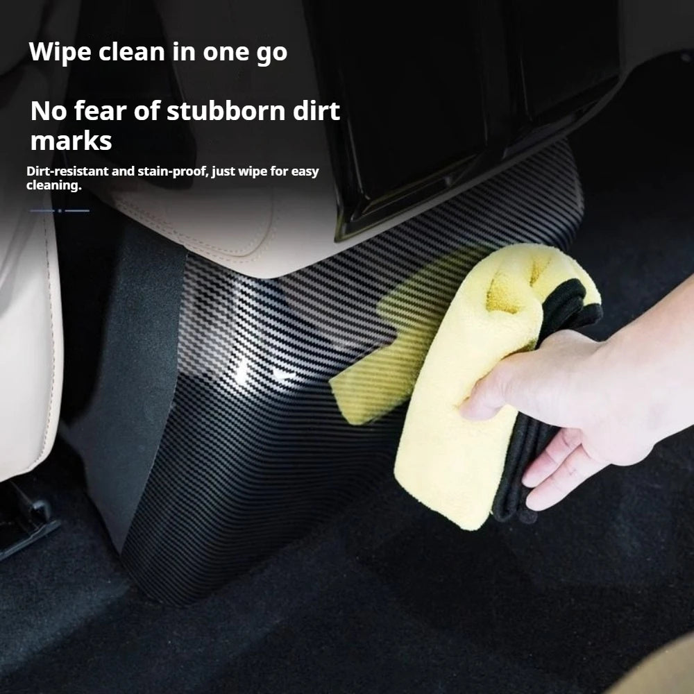 For BYD Leopard 8 Denza B8 Car Specialized Armrest Box Rear Anti Kick Plate Rear Row Seat Protection Pad Auto Interior Modified