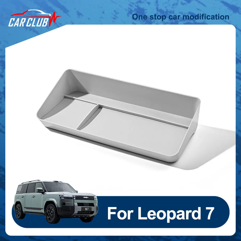 Storage Box Behind The Central Control Screen Fit For BYD Leopard 7 Titanium 7 2025 2026 ABS Material Automotive Supplies