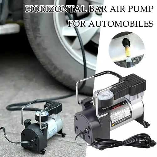 12V 200 PSI Heavy Duty Deluxe Metal Air Compressor Tire Digital Car Pump With Tyre Inflator Inflatable Pressure Gauge W6B7