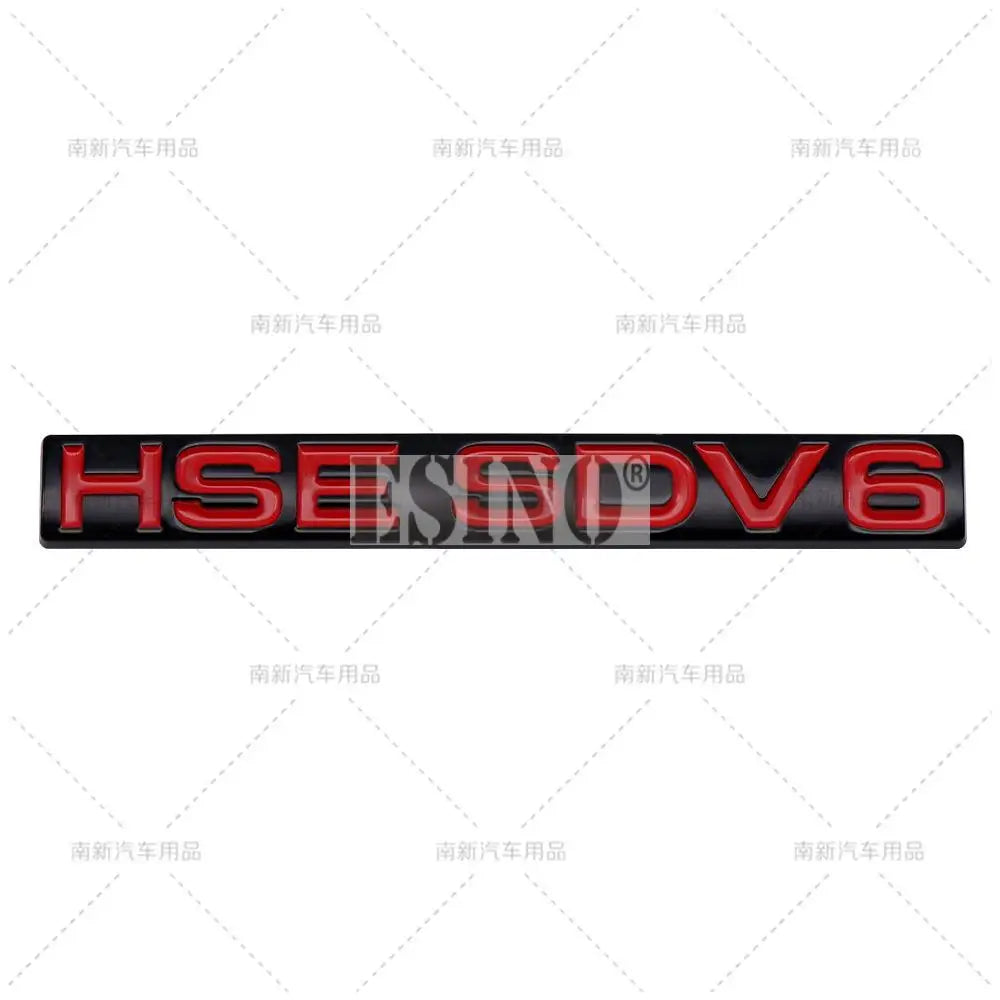 New 3D HSE SDV6 SDV8 ABS Adhesive Emblem Badge Decal for Land Rover Ranger Rover Voguese Defender