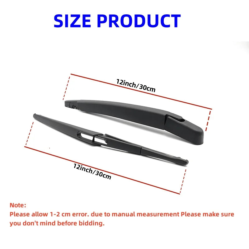 For Nissan X-trail Rogue T32 2014 - 2020 Wiper Rear Wiper Blade & Arm Set Kit  Windshield Windscreen Window Brush