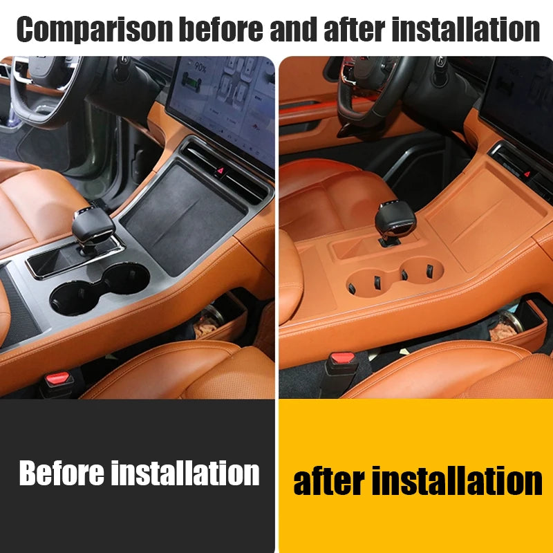 For Rox 01 2024 2025 2026 Automotive central control shift panel protective pad made of silicone material for interior use