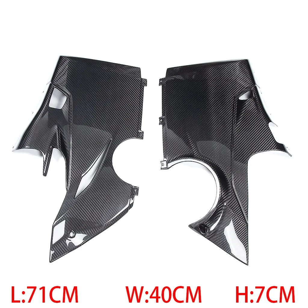 Apply to ducati Panigale V4 V4S V4R 2018 2019 2020 2021 carbon fiber exterior accessories side panel exhaust hood rear cover