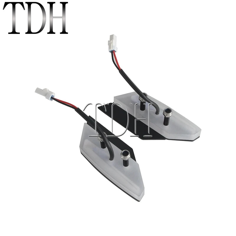 LED Mirrors Block Off Turn Signal Light Front Amber Indicator Blinker Lights Plug And Play Lamp for Ducati Panigale 959 1299