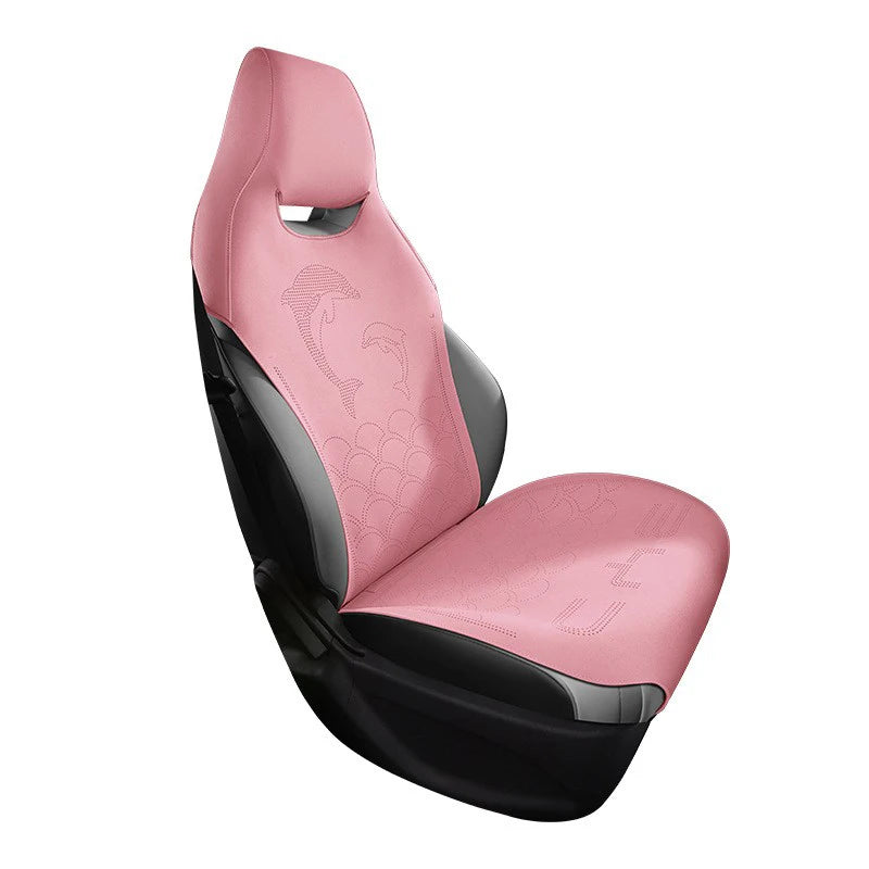 Custom Car Seat Covers For BYD Dolphin 2021 2022 2023 byd Suede leather Car Seat Protective Cover Auto Interior Accessories