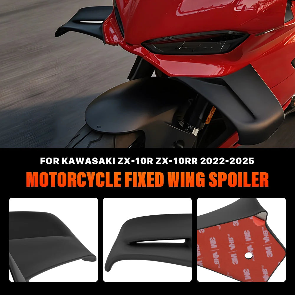 New Motorcycle Winglets Spoiler V2 wings Fixed Wing For Ducati Panigale V2 V2S V2R 2025-2026 Side Panels Fairing Accessories