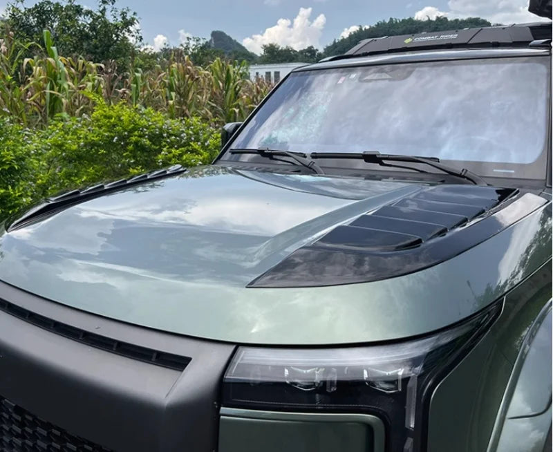 Car Hood Hood Cover Decorative Plate Fit for ROX 01 Modified Auto Hood Cover Decorative Sticker Car Exterior Decoration Parts