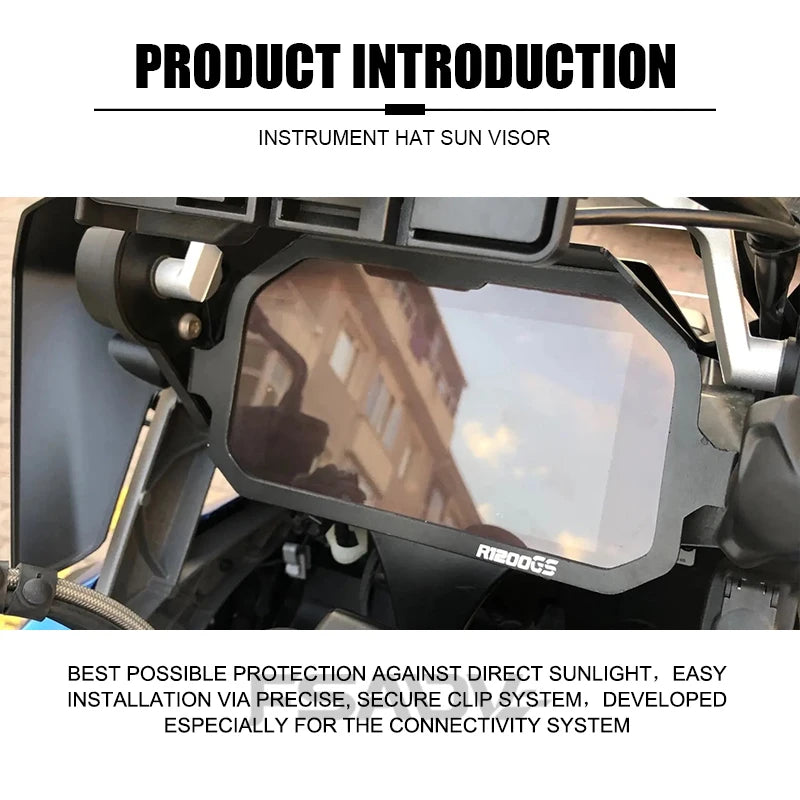 TFT Theft Protection For BMW R1250GS R 1250 1200 GS Adventure R1200GS LC ADV Meter Frame Cover Screen Protector Dashboard Guard
