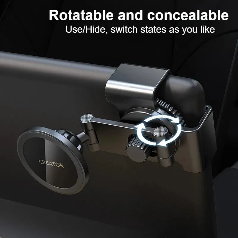 Center Control Display Slide Rail Phone Holder Magnetic For Tesla Model 3 X Y S For BYD Car Phone Holder for iPhone 15 14 13 12