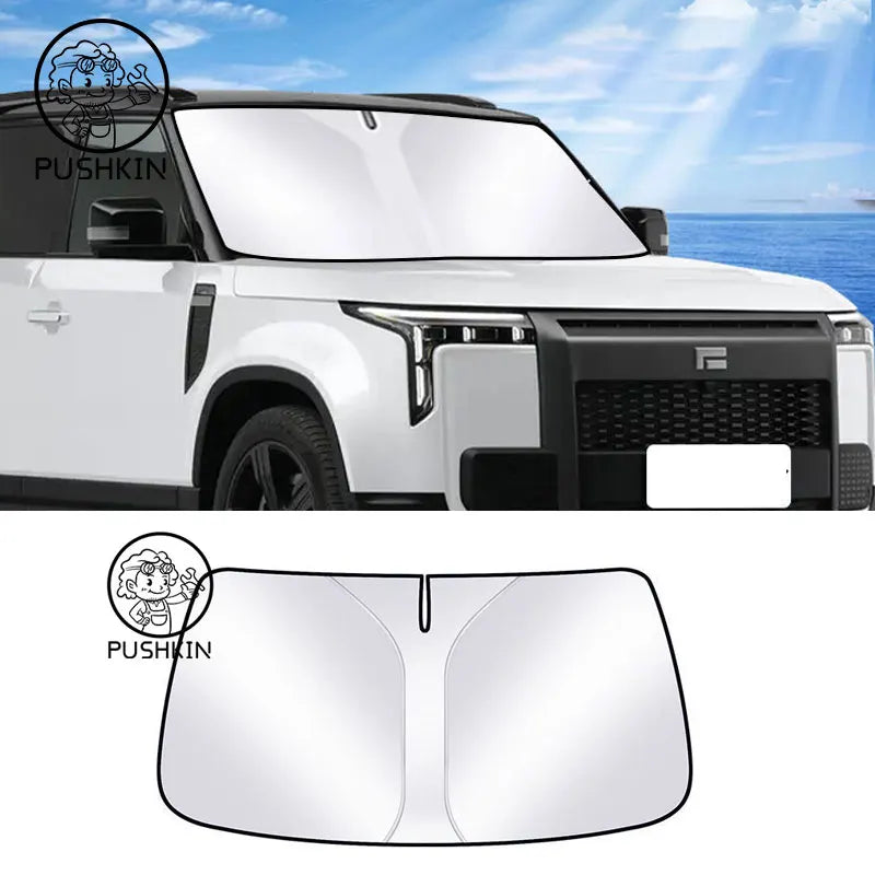 For BAIC JISHI polestone 01 Rox 01 2025 Rox Adamas 2026 Car Windshield Sunshade Cover Anti UV Protection Auto Parts Accessories