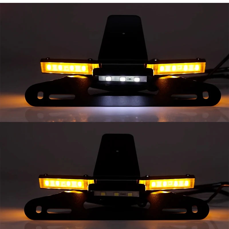 For Ducati Panigale V4R/S License Plate Holder Integrated Turn Signal Tail Tidy Fender Eliminator For Streetfighter V4 V4S V2