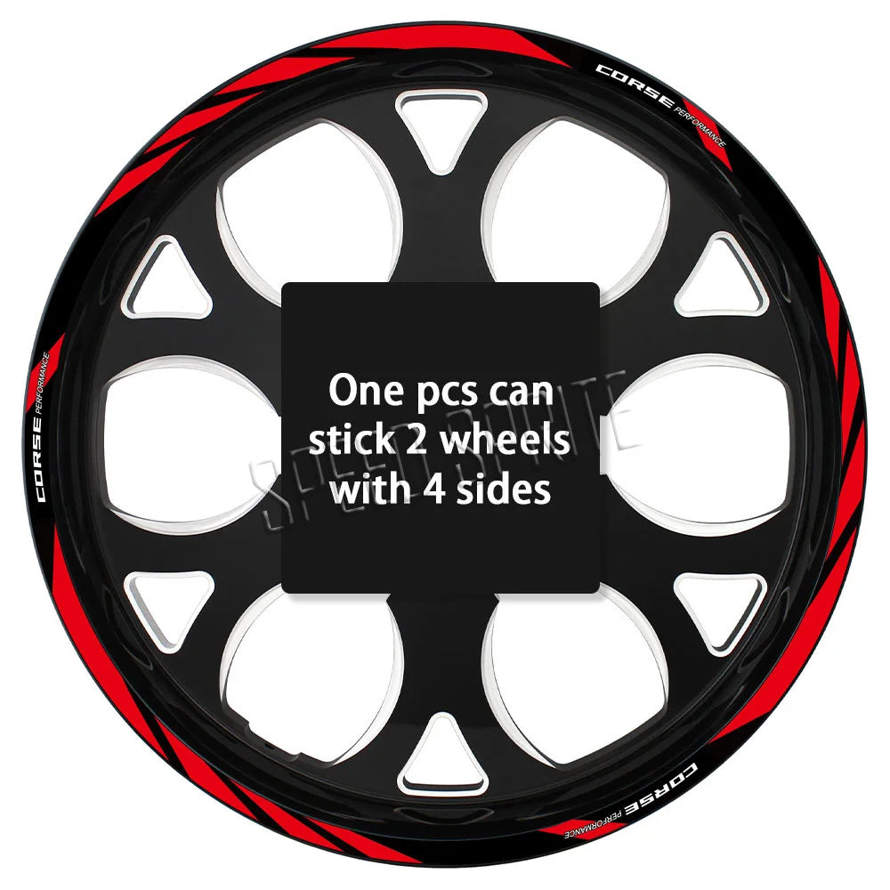 Wheel Sticker Rim Decal Hub Stripe Tape Accessories For Ducati monster 696 821 937 diavel multistrada 1260 1200 panigale v4 848