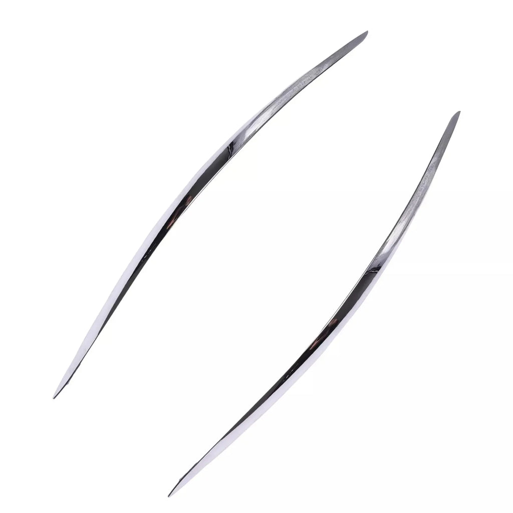 for 2007-2009 W211 Mercedes Benz E320 E350 E550, E63 AMG Front Rear Bumper Chrome Strip Trim 2118852321 2118852721 2118850221