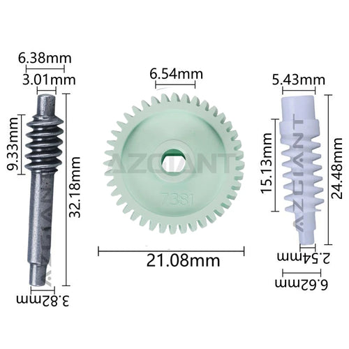 40T Mirror Gear For Toyota Land Cruiser 4700 LC100 LC150 LC200 Prado 2700 Inner Repair Rearview Mirrors Fold Motor Plastics Cog