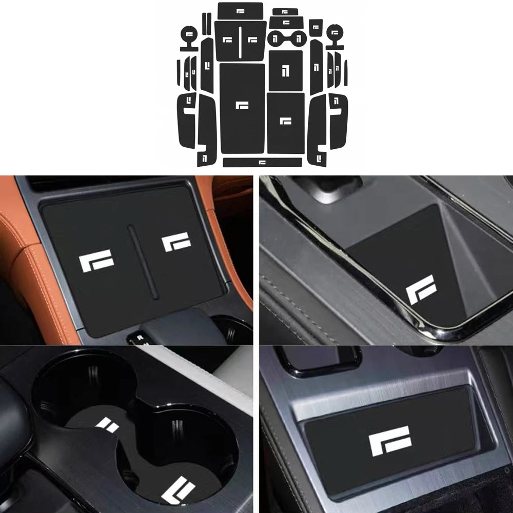 Center Console Pad Armrest Box Storage Compartment Pad Waterproof For BAIC JISHI Polestone 01 Rox 01 Car Interior Accessories ﻿