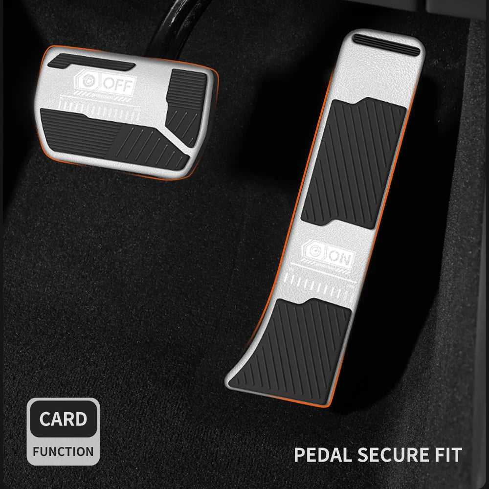 Car Throttle Brake Anti-slip Pedal For BAIC JISHI Rox Adamas 2026 Car Throttle Aluminum Alloy Pedal Protective Cover Accessories