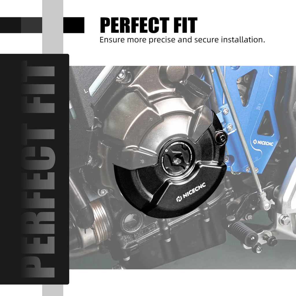 For Yamaha Tenere 700 /XTZ700 2019-2024 Engine Case Sliders Clutch Cover Cranckcase Guard Protectors T700 Rally Edition MT-07