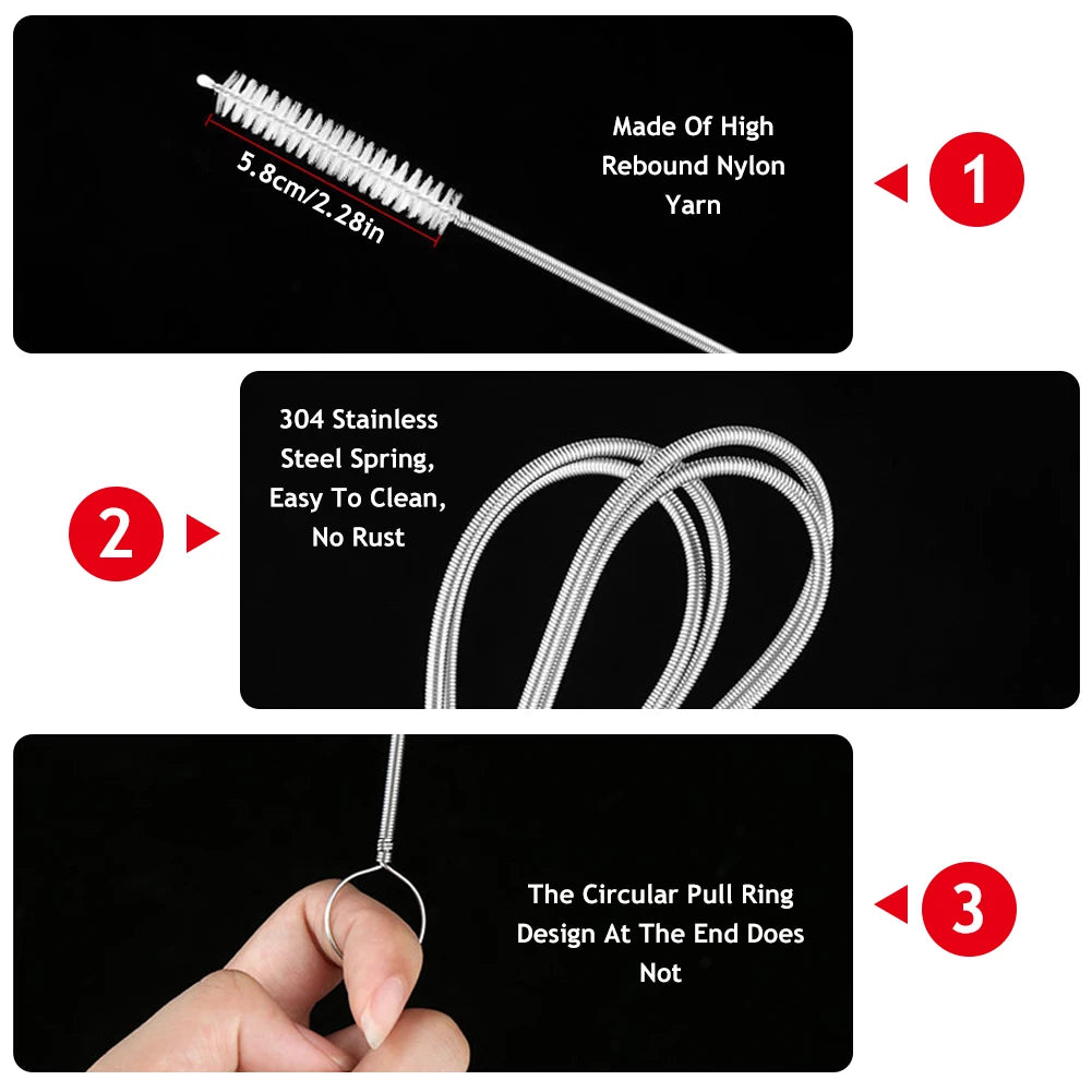 Car Drain Dredge Cleaning Scrub Brush for Seat Leon Ibiza cupra Altea Belt Racing