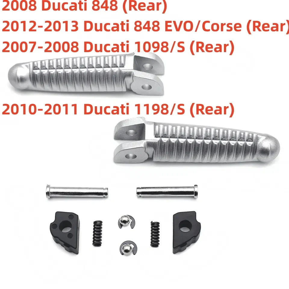 Motorcycle Rear FootPeg Bracket for Ducati Passenger Panigale V4/S 2018-2020 1098/S 1198/S 848 EVO/Corse