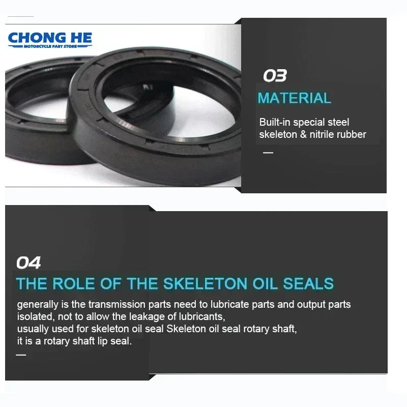 43x54x11 mm Front Fork Oil Seal 43*54 Dust Cover For Honda XR600 XR600R XR 600 XR650 XR650L XR XR650R XRV650 Africa Twin XRV 650