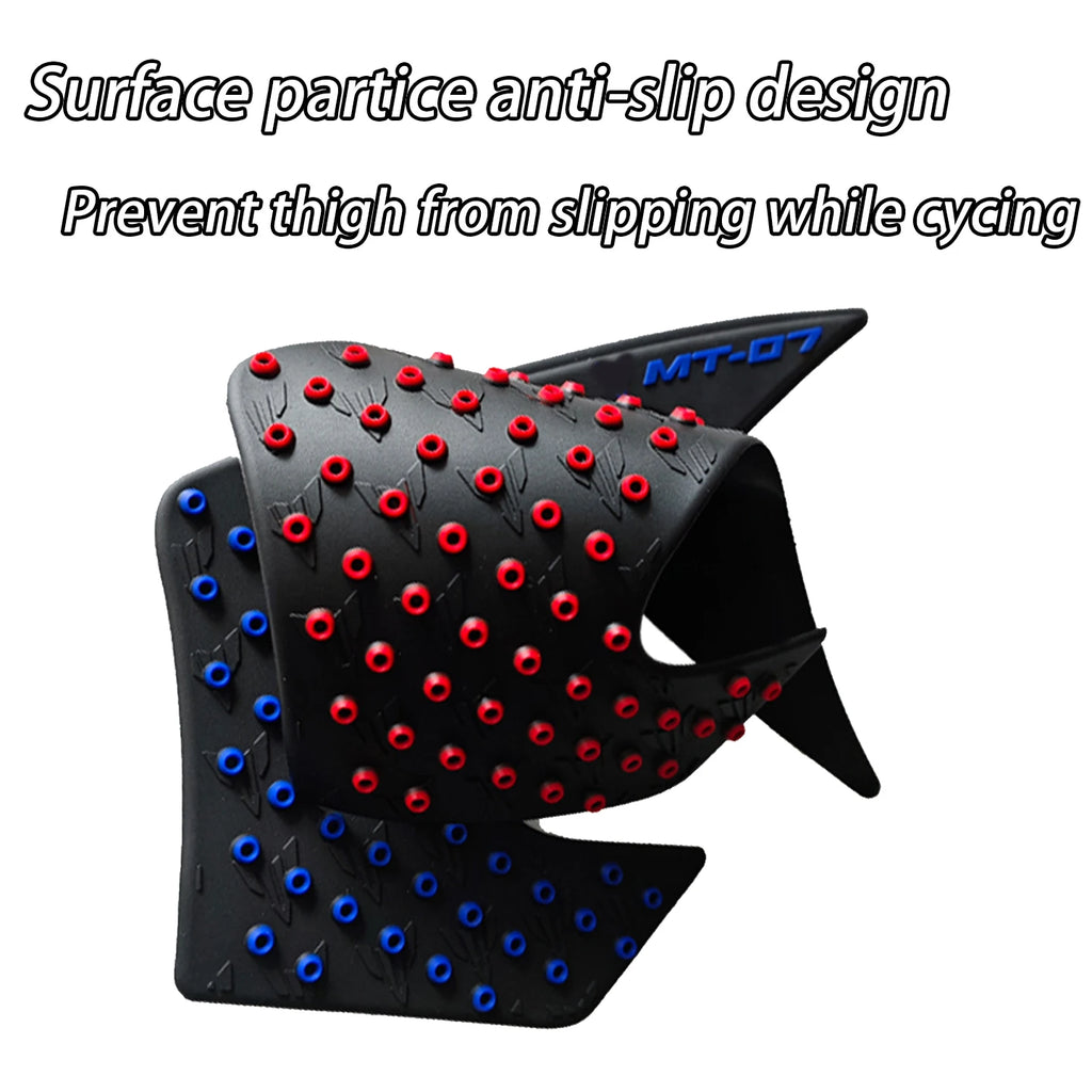 For YAMAHA MT07 FZ07 MT-07 MT FZ 07 2013 2014 2015 2016 2017 Motorcycle Fuel Tank Anti-skid Pad Knee pads Tank pad Side stickers