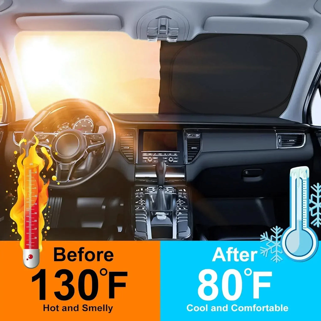 New Summer Car Front Window Sunshade Cover Sun Shade Windshield Visor Windscreen Foldable Auto UV Protection Styling Accessories